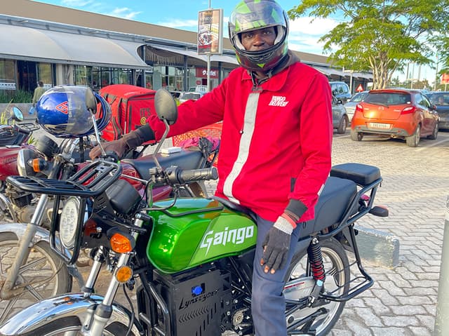 GainGo rider in action